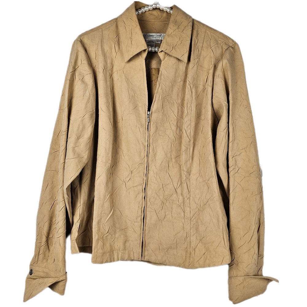 Coldwater Creek Crinkle Jacket